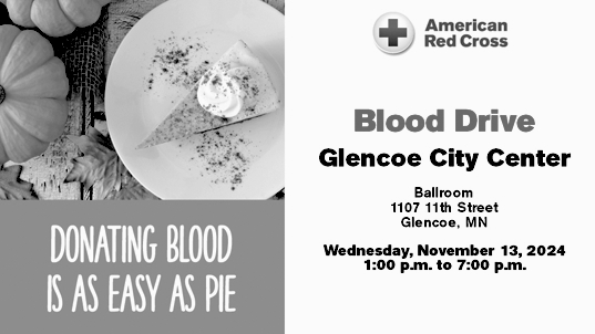 Glencoe Blood Drive, Nov 13